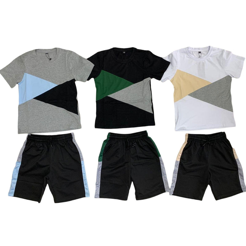 TTC THEO Boys Panel T-Shirt And Shorts Set