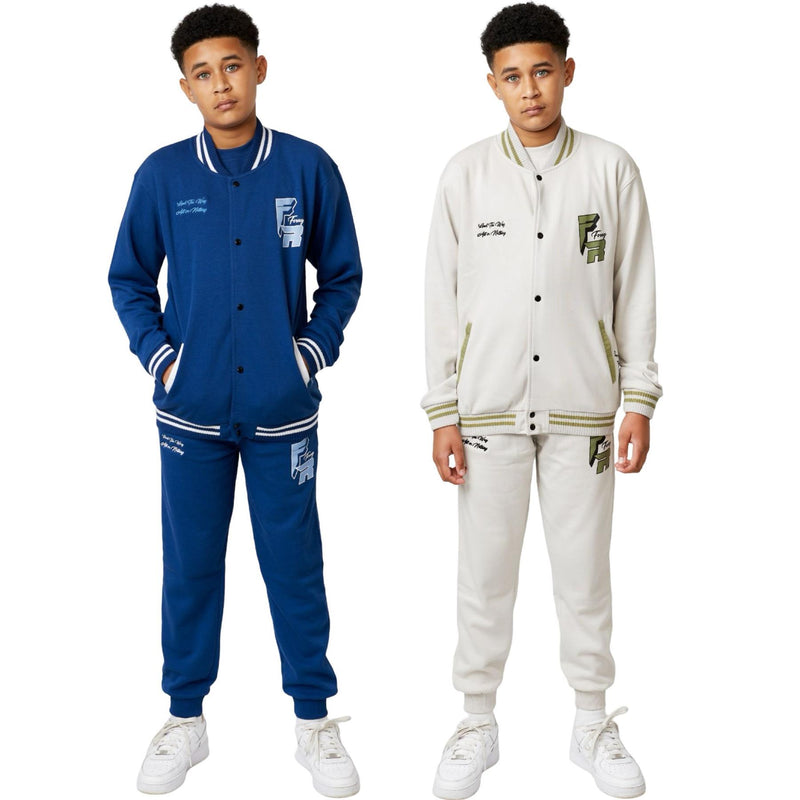 TTC Escobar Varsity Jacket And Matching Joggers Tracksuit