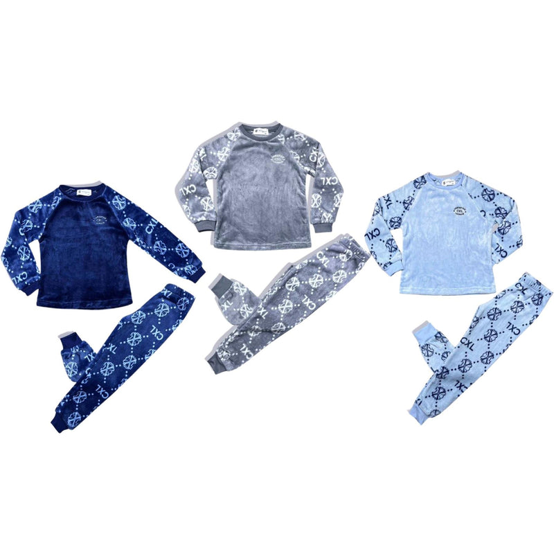 Boys Soft Fluffy Fleece Pyjamas Lounge Sets CL-106