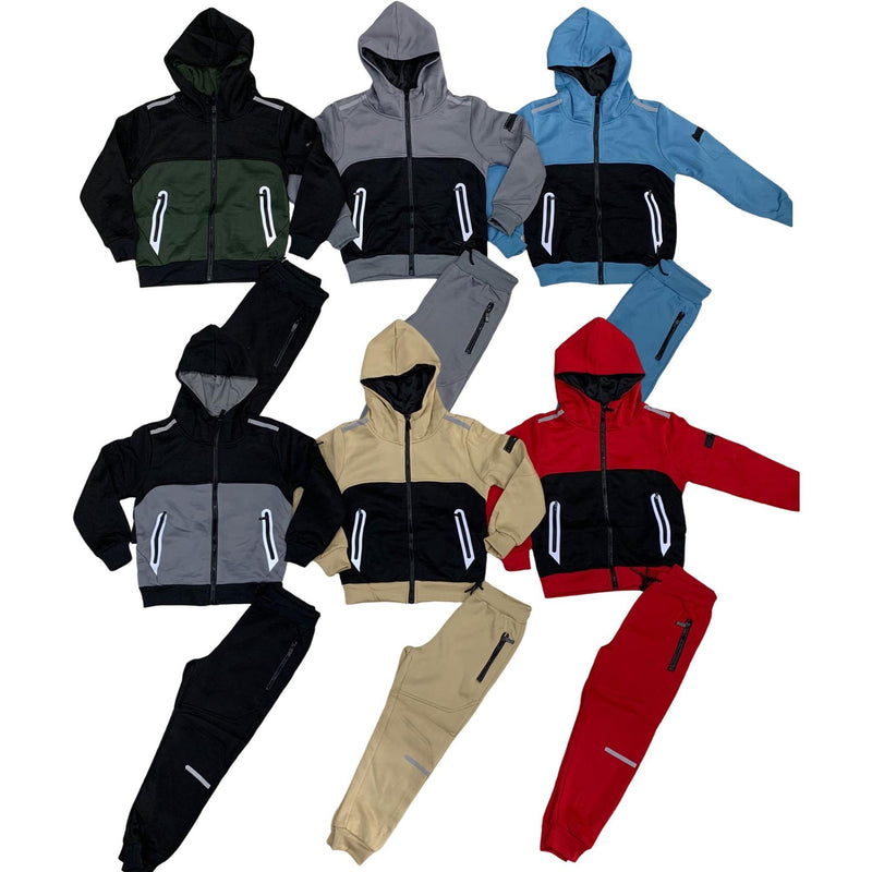 TTC ZAYDEN Tracksuit Two Tone With Reflective Strips