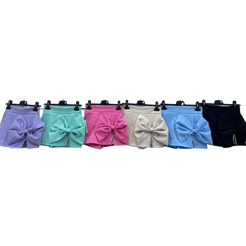 Girls Bow Detail Skorts 33715