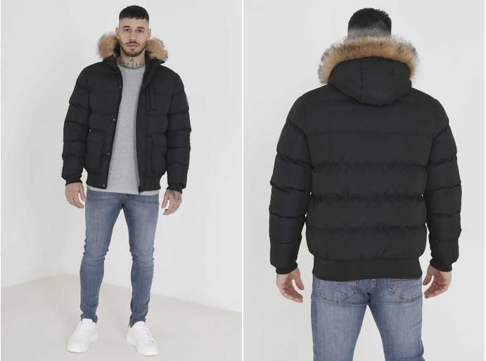 Mens Hooded Parka Jacket Beaumont