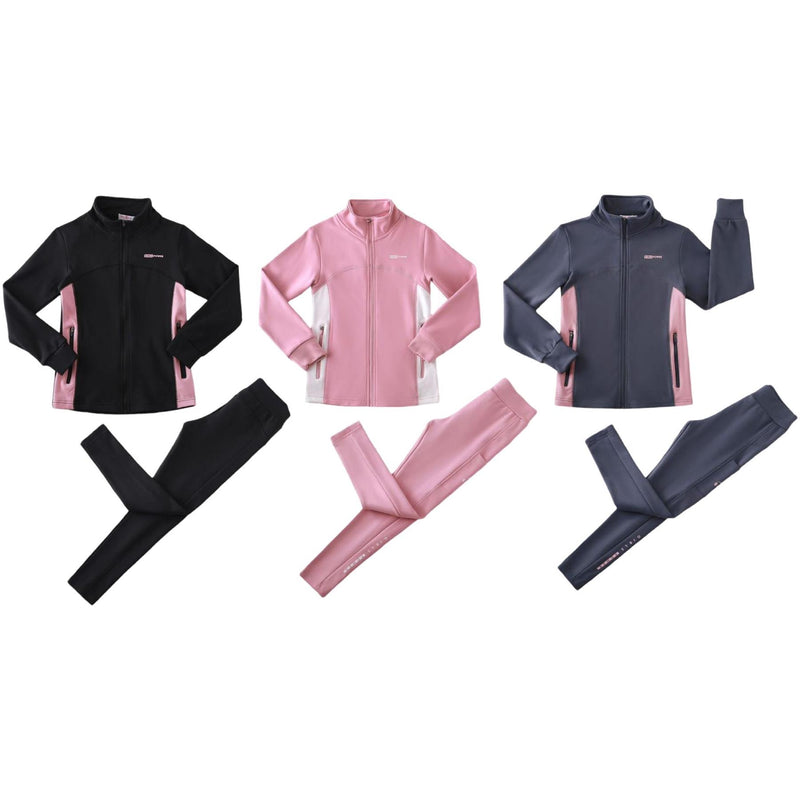 TTC LUCY Tracksuit Full Zip Jackets And Leggings Set Gym Activewear