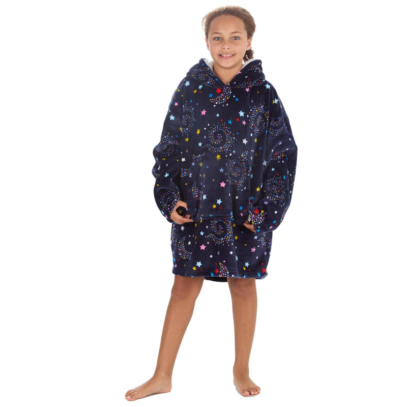 Girls And Ladies Celestial Oversized Hoodie Blanket Snoodie