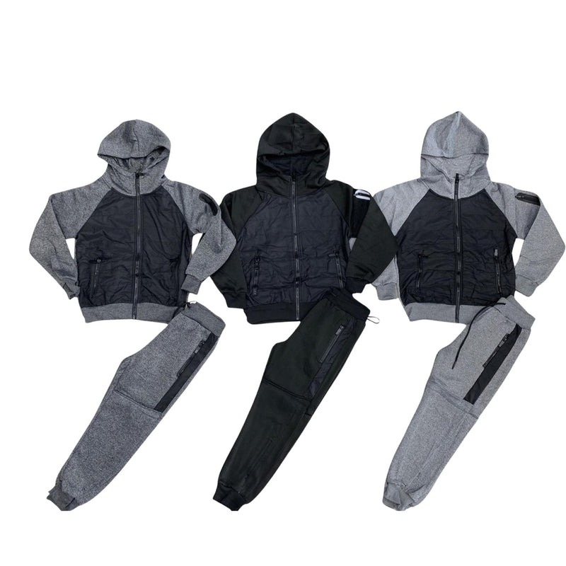 Boys And Mens Fleece Lined Tracksuit 3608