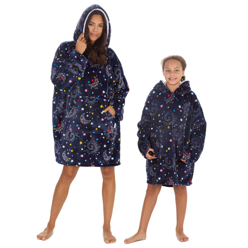 Girls And Ladies Celestial Oversized Hoodie Blanket Snoodie