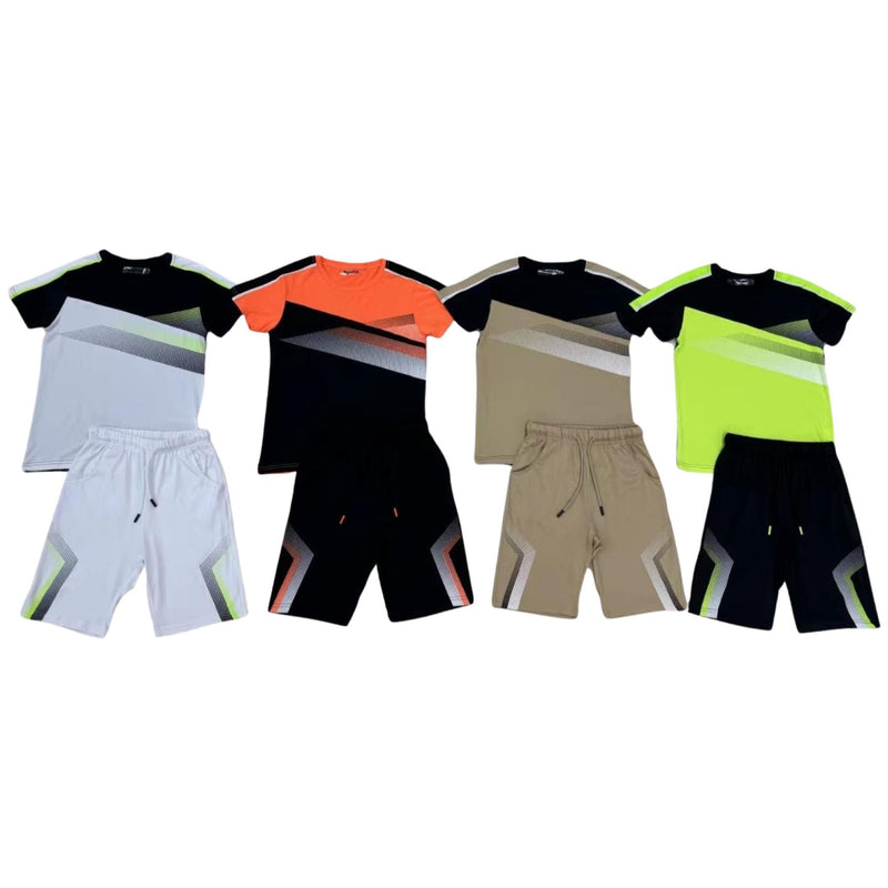 Boys T-Shirt And Short Set Sports Material H-132