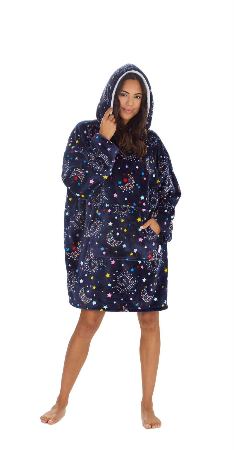 Girls And Ladies Celestial Oversized Hoodie Blanket Snoodie