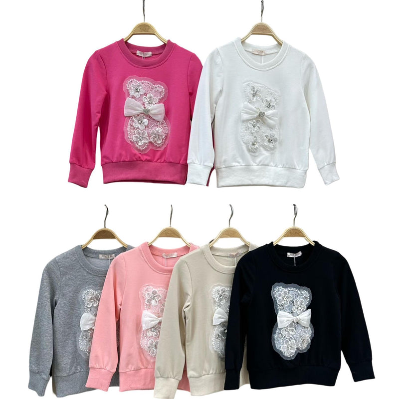 TTC EBONI Teddy And Bow Detail Jumper