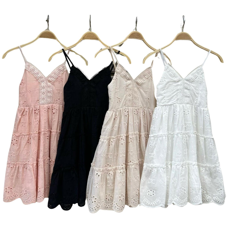 Girls Sleeveless Dress Adjustable Strap R181