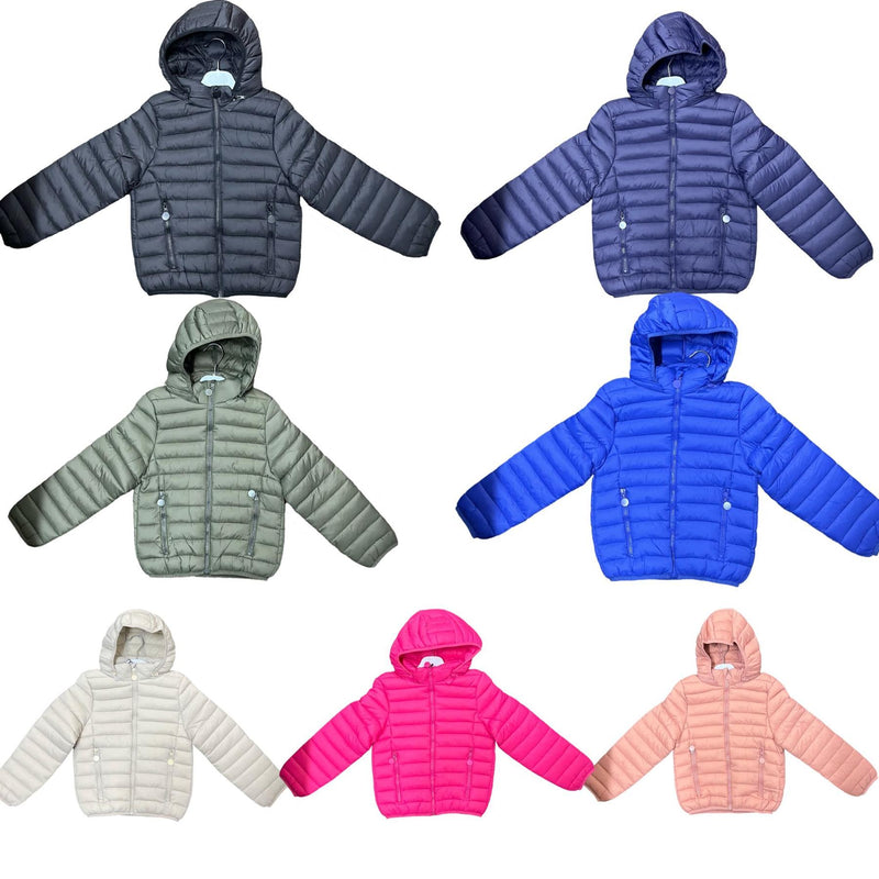 Kids Unisex Lightweight Jacket Coat Removable Hood FJ01