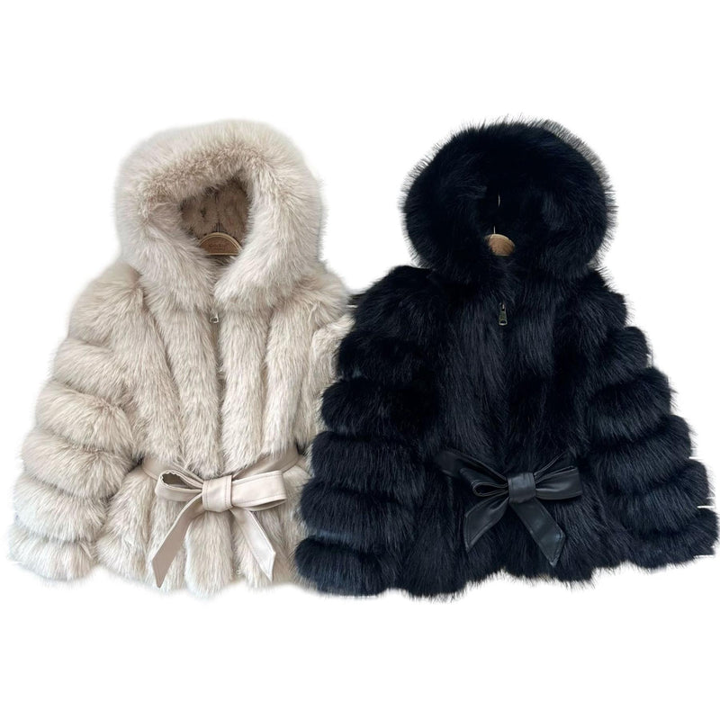 TTC MARYAM Faux Fur Coat Fleece Lined