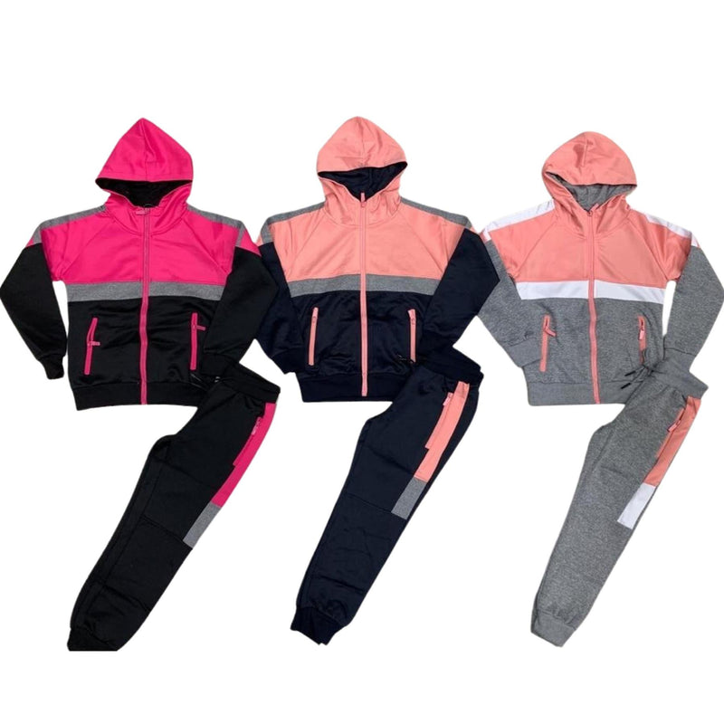 Girls Panel Spring/Summer Tracksuit 279