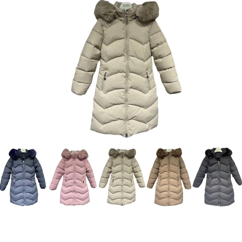 TTC ISABELLA Coat Waterproof Faux Fur Hood With Fleece Lining