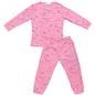 Girls Kids Pyjamas Long Sleeve Top Bottom Set Nightwear PJs Cuffed Fleece.