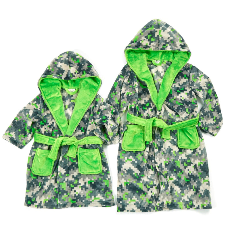 Boys Pixel Soft Cosy Robe