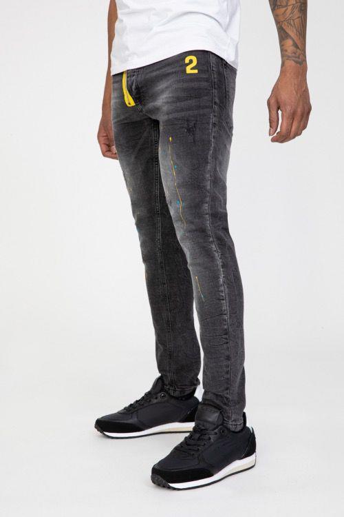 Mens Denim Jeans Black CO-007