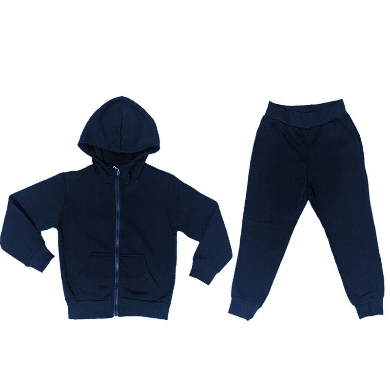 Girls navy tracksuit on sale bottoms