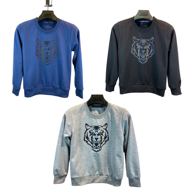 Boys Sweatshirt Tiger Print 55293