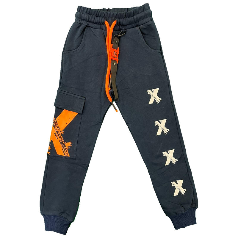 Boys Joggers Cargo Pocket Fashion Stretch Cotton Jogging Bottoms Tracksuit Kids