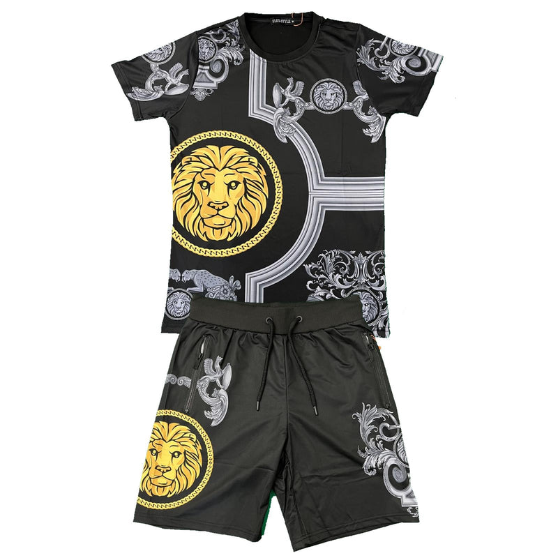 Mens Baroque Lion Print Outfit