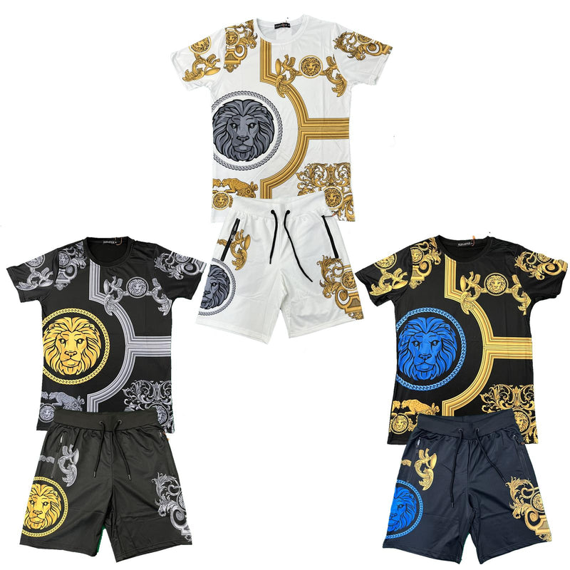 Mens Baroque Lion Print Outfit