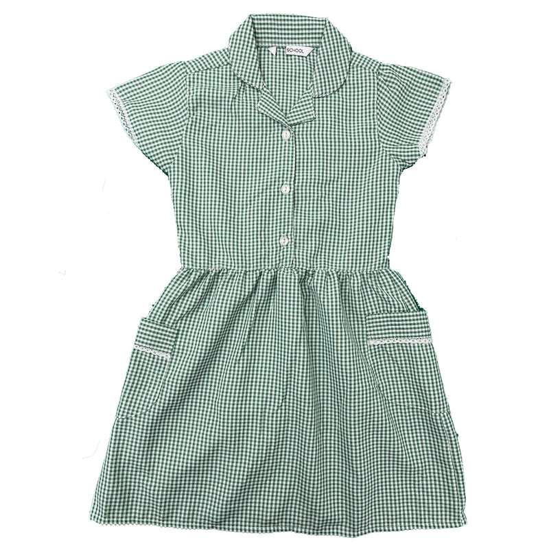 Girls School Dress Gingham Ex M&S Summer Check Kids