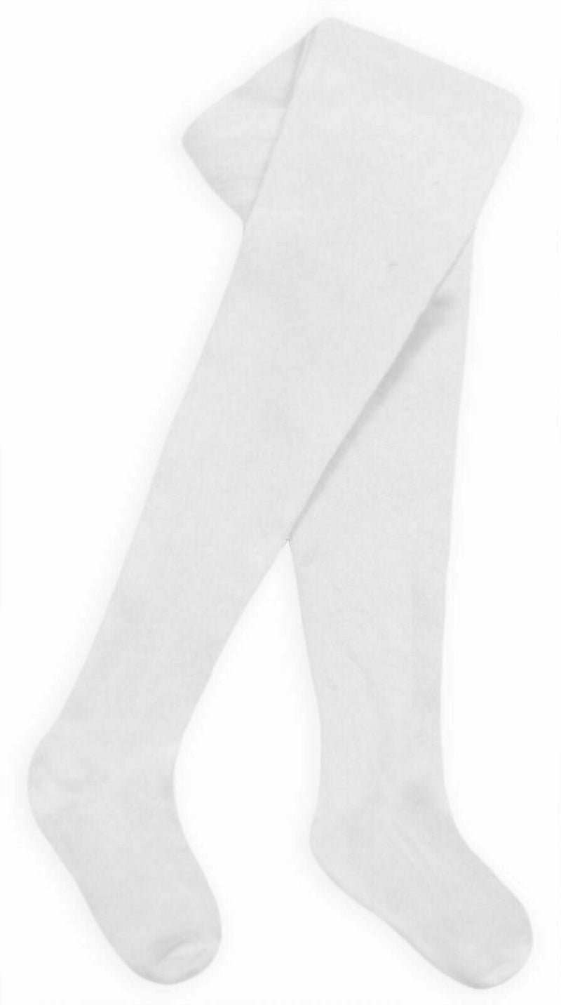 Baby Girls Kids Tights Cotton Rich Plain Knitted Winter Warm Thick.