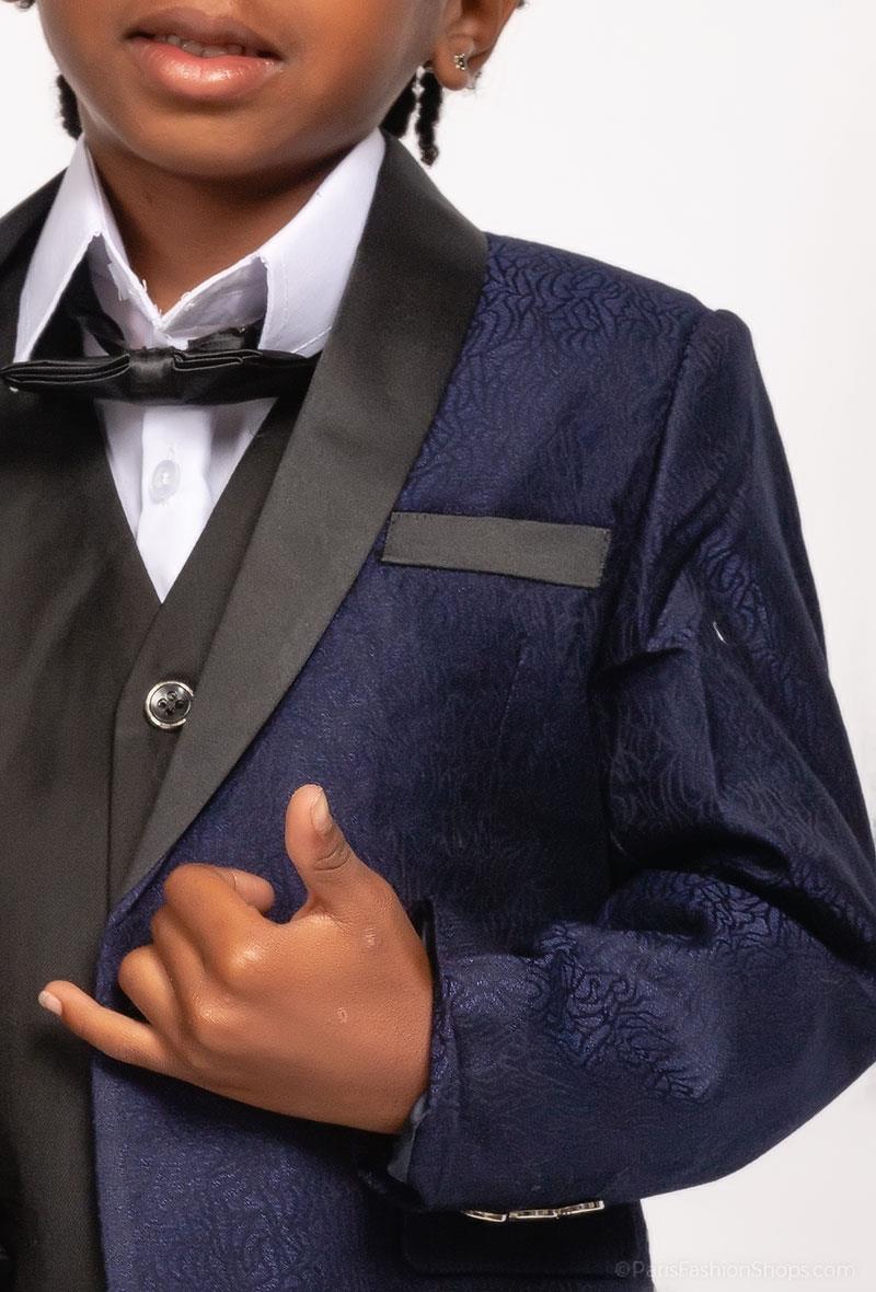 Boys Suits 5 Piece Wedding Page Boy Party Prom Suit Formal Kids Tuxedo