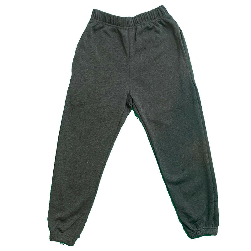 Boys Girls Kids Plain Jogging Sports Tracksuit Bottoms Joggers Fleece PE School.