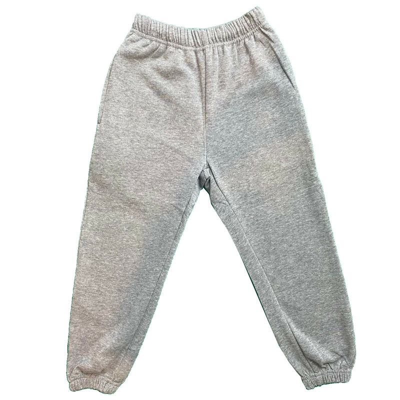 Boys Girls Kids Plain Jogging Sports Tracksuit Bottoms Joggers Fleece PE School.