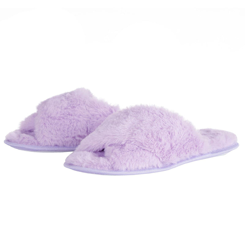 Ladies Plush X Slipper