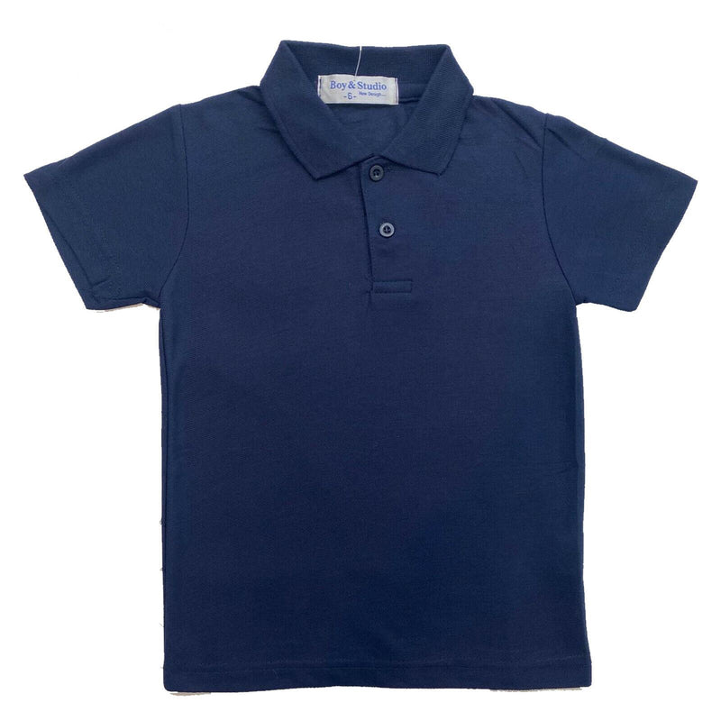 Boys Girls Kids Plain Polo Shirt T-Shirt Cotton School Uniform PE Short Sleeve.