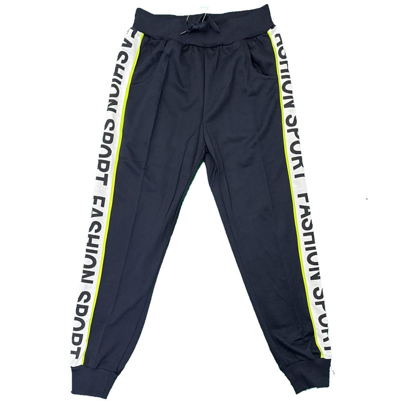 Boys Joggers Panel Fashion Sport Jogging Bottoms Lightweight Summer