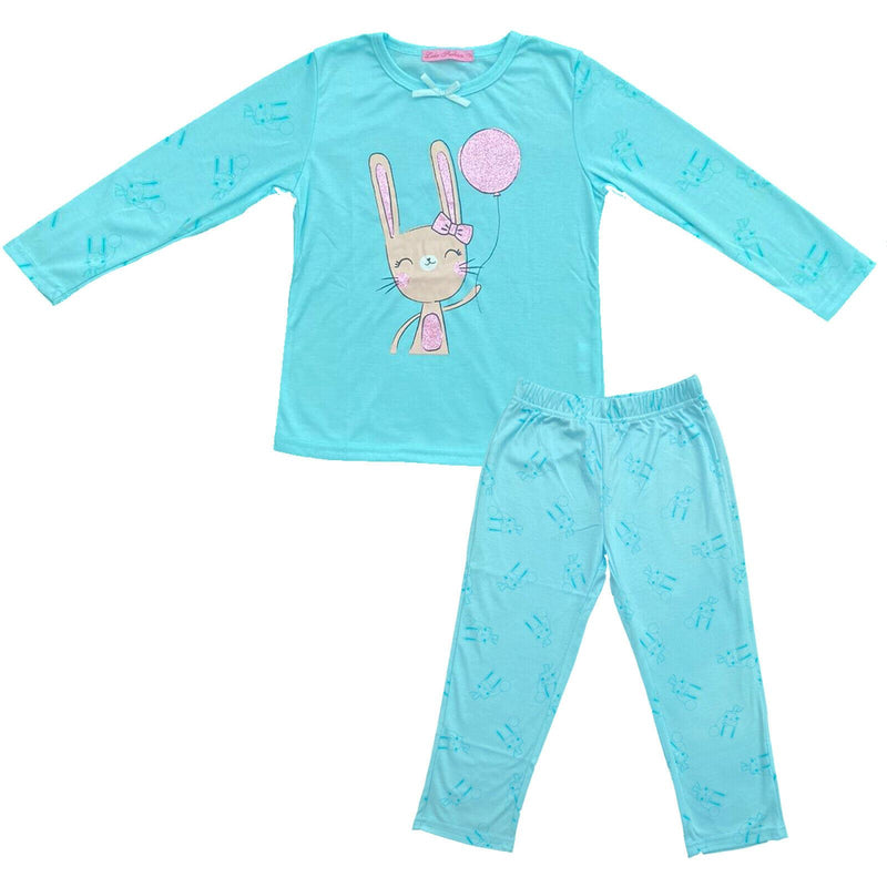 Girls Kids Pyjamas Long Sleeve Top Bottom Set Nightwear PJs.