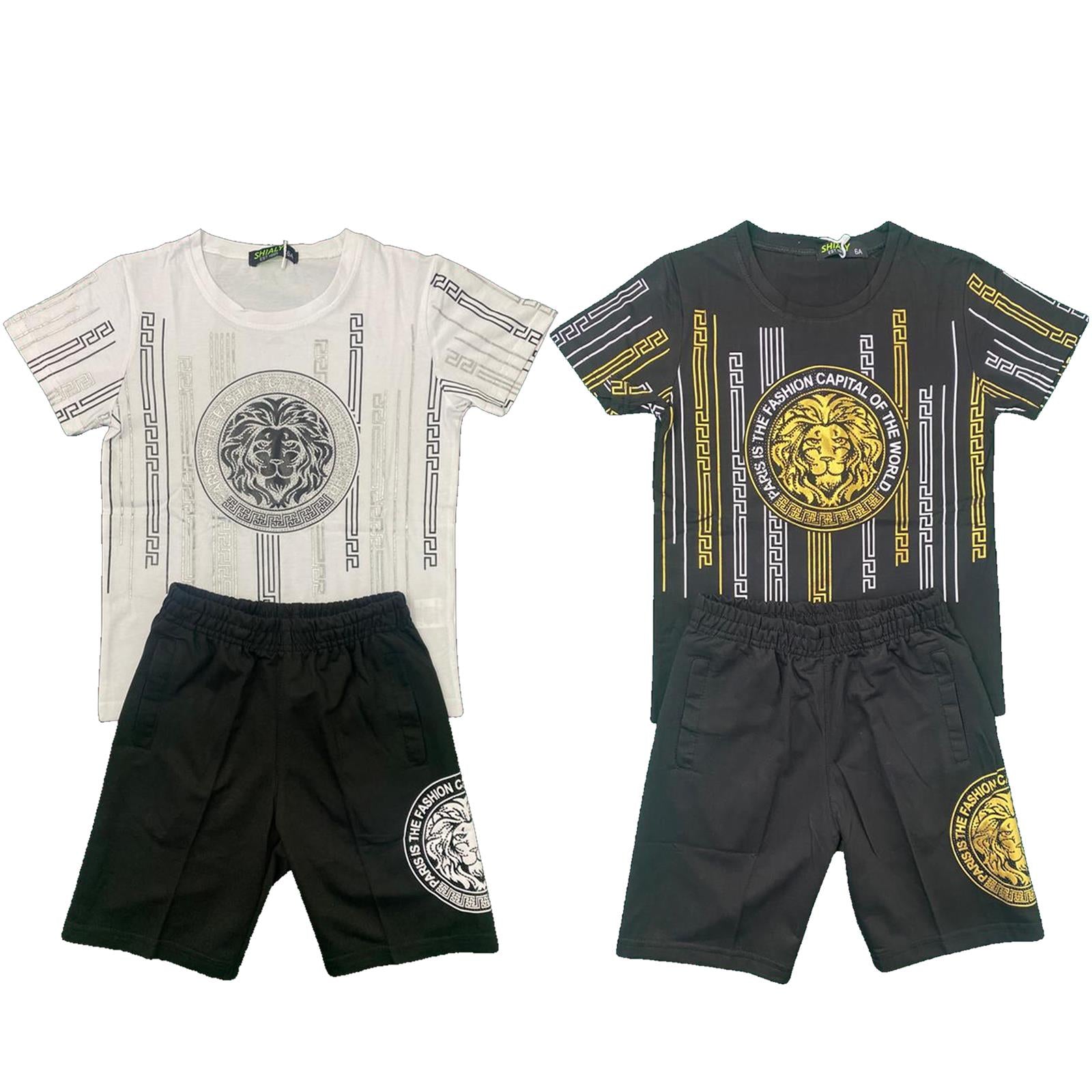 Boys Mini Me Black Bandana Print Shirt & Shorts Co-Ord Set (9mths-6yrs) -  Matalan