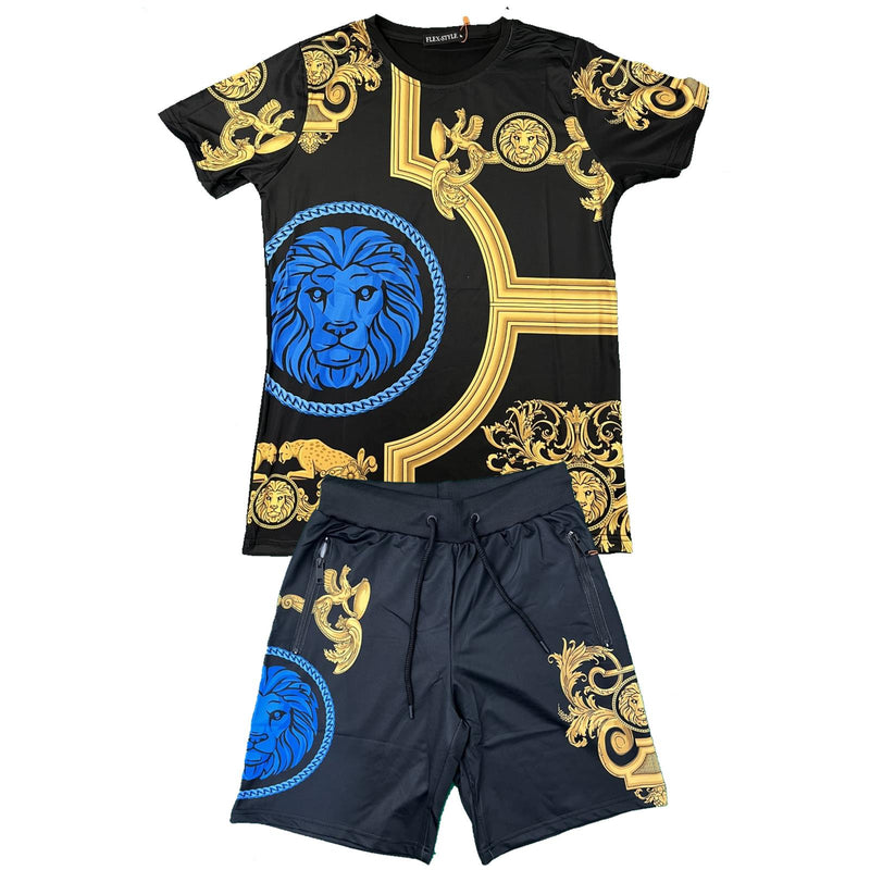 Mens Baroque Lion Print Outfit