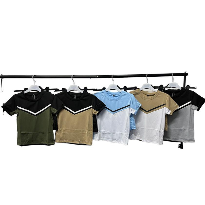 Boys And Mens T-Shirt And Short Set FY-1086