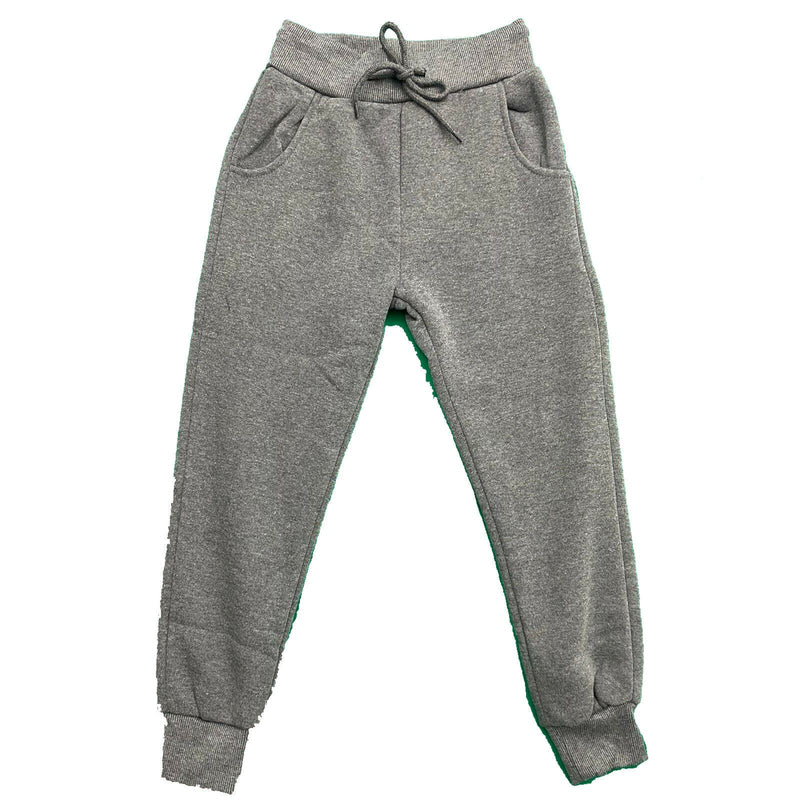 Boys Girls Kids Plain Jogging Sports Tracksuit Bottoms Joggers PE School Fleece.