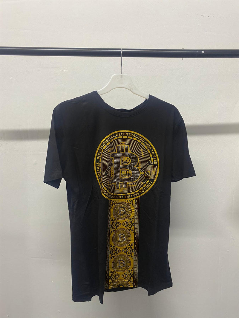 Mens B-Coin Diamante T-Shirt