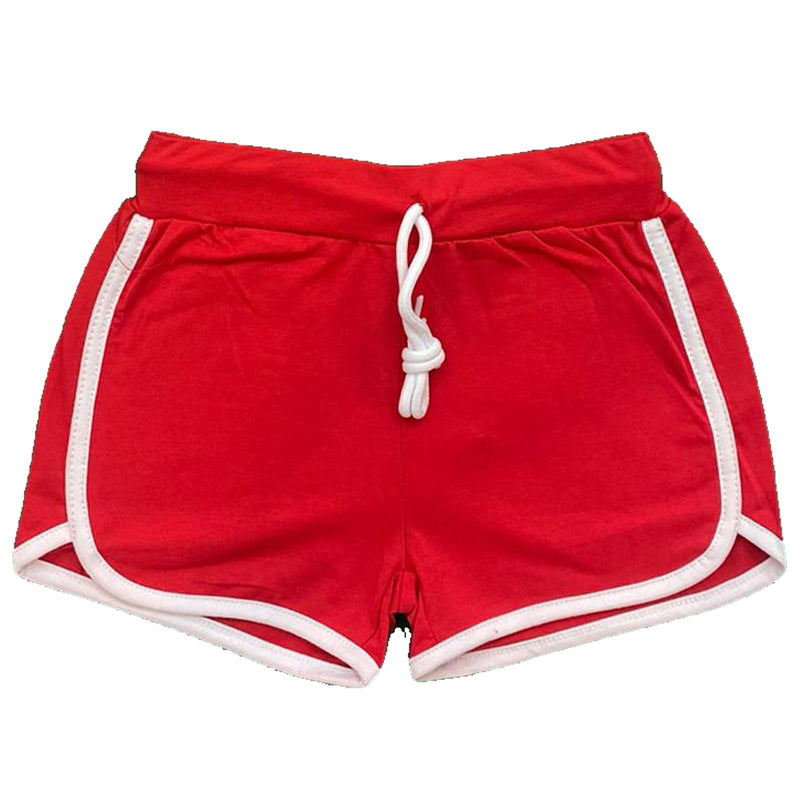 Girls Kids Plain Shorts Hot Pants Cotton Dance Gym Summer Holiday Sports School