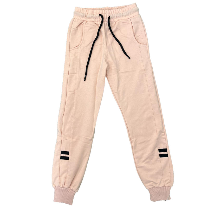 Girls Jogging Bottoms Striped Stretch Cotton Tracksuit Joggers Kids Fashion