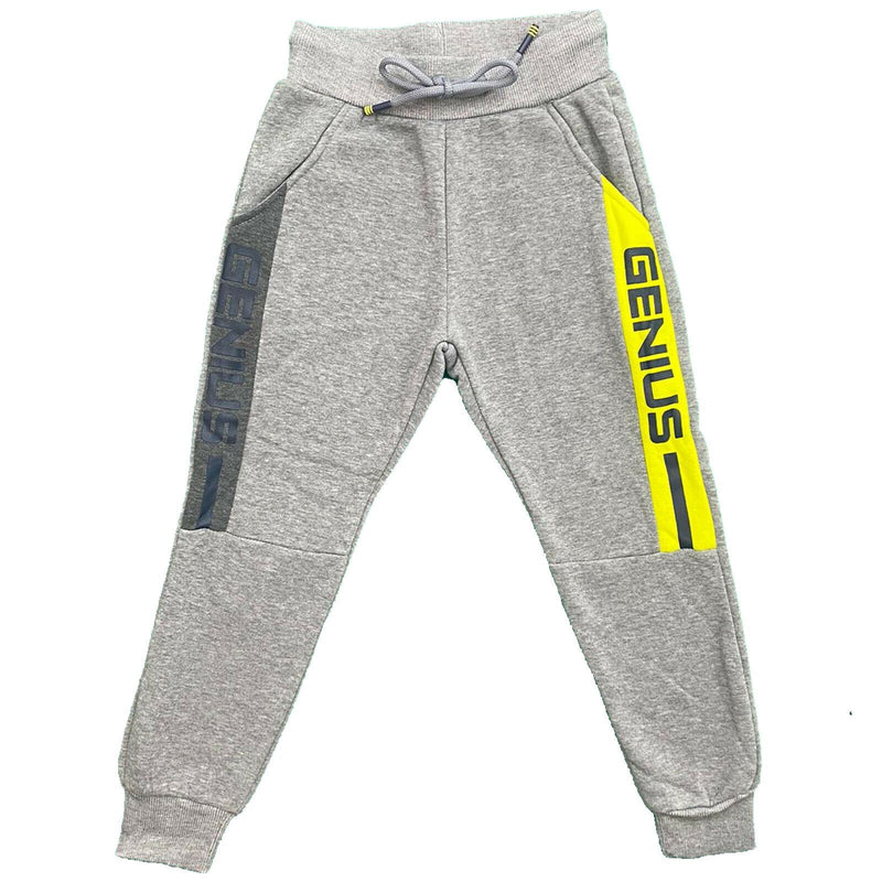 Boys Kids Panel Jogging Sports Warm Tracksuit Bottoms Fleece Winter Joggers.