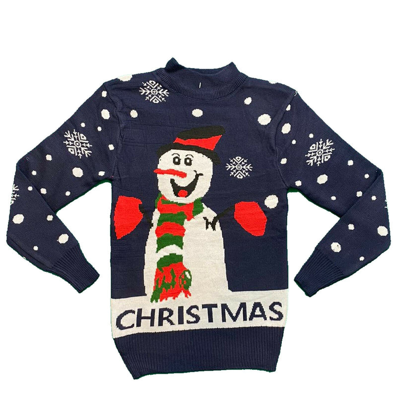 Boys Girls Kids Christmas Jumper Reindeer Sweater Xmas Sweatshirt Top Snowman.