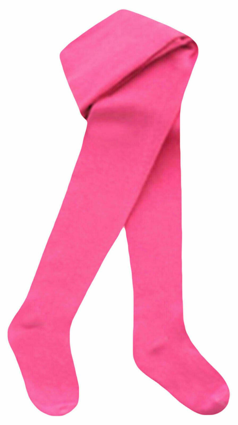 Baby Girls Kids Tights Cotton Rich Plain Knitted Winter Warm Thick.